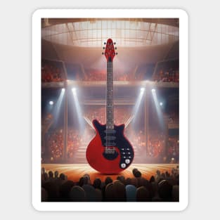 Brian May Red Special Guitar Magnet